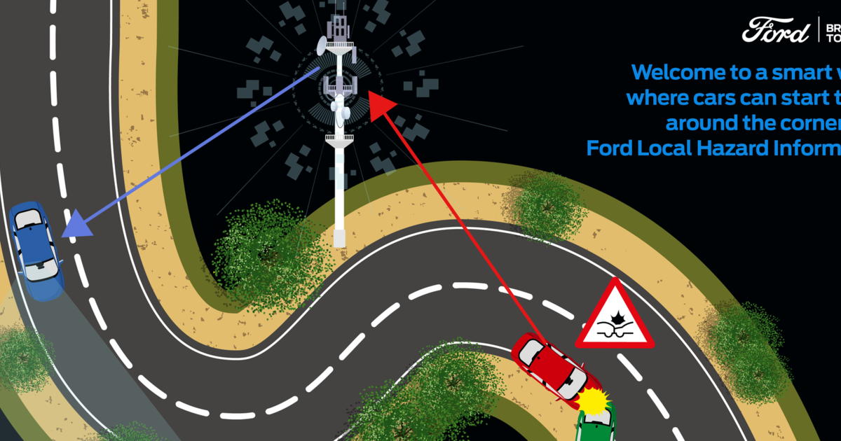 Connected car technology now warns drivers of dangers around the corner